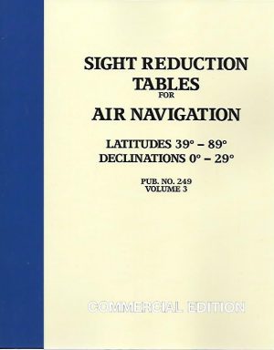 SIGHT REDUCTION TABLES   V. 3