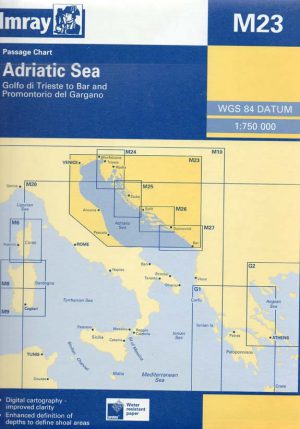 CARTA IMRAY M23 ADRIATIC SEA