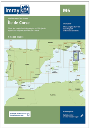 Carta Imray M6 île de Corse