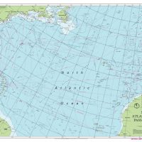 CARTA IMRAY 100 NORTH ATLANTIC OCEAN PASSAGE CHART - Imagen 2