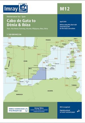 CARTA IMRAY M12 CABO DE GATA TO DENIA & IBIZA