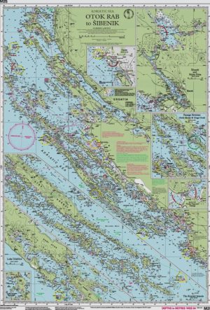 CARTA IMRAY M25 OTOK RAB TO SIBENIK - Imagen 2