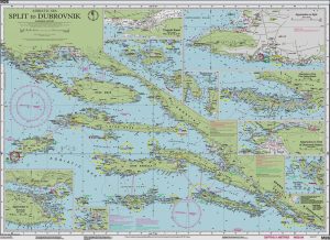 CARTA IMRAY M26 SPLIT TO DUBROVNIK - Imagen 2
