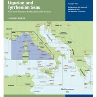 CARTA IMRAY M40 LIGURIAN AND TYRRHENIAN SEAS