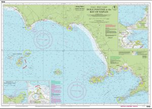 CARTA IMRAY M46 ISOLE PONTINE TO THE BAY OF NAPLES - Imagen 2