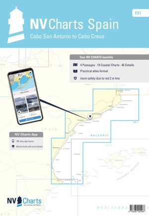 CARTA NV ATLAS SPAIN ES1 CABO SAN ANTONIO TO CABO CREUS.