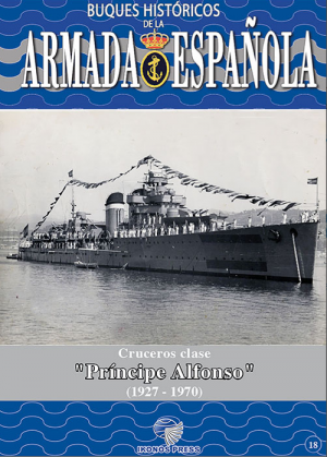 BUQUES HISTÓRICOS DE LA ARMADA ESPAÑOLA CRUCEROS CLASE PRÍNCIPE ALFONSO