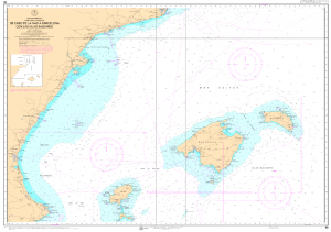 CARTA IHM 48 INT 3110: DE CABO DE LA NAO A BARCELONA CON LAS ISLAS BALEARES