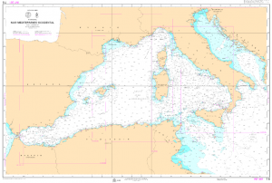 CARTA IHM 7B INT 301: MAR MEDITERRÁNEO-ZONA OCCIDENTAL