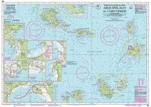 CARTA IMRAY E4 ARQUIPÉLAGO DE CABO VERDE.