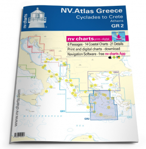 CARTA NV ATLAS GREECE GR 2 CYCLADES TO CRETE & ATHENS