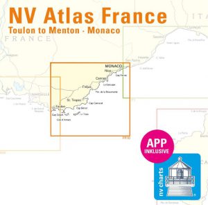 CARTA NV ATLAS FR10 TOULON TO MENTON - MONACO - Imagen 3