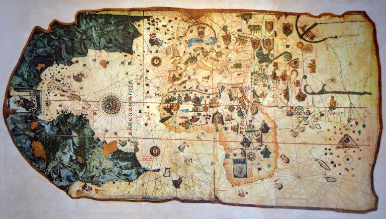 Cuadro mapamundi de Juan de la Cosa - Librería Náutica