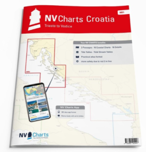 Nv charts Croatia HR1 Trieste to Vodice