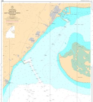 CARTA 4851 PUERTOS DE SANT CARLES DE LA RÁPITA Y ALCANAR