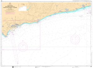 CARTA 487 DEL CABO DE SALOU AL PUERTO DE VILANOVA Y LA GELTRU