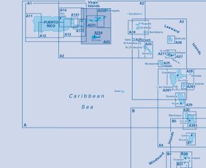 CARTA IMRAY A23 VIRGIN ISLANDS AND ST CROIX - Imagen 2