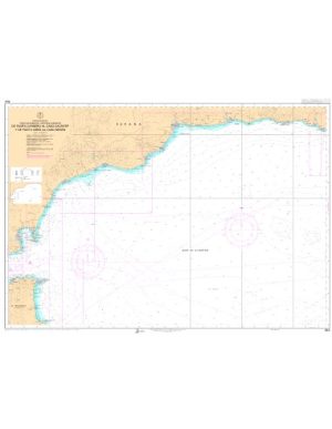 Carta Ihm 45A De Punta Carnero al Cabo Sacratif y de Punta Cires al Cabo Negro
