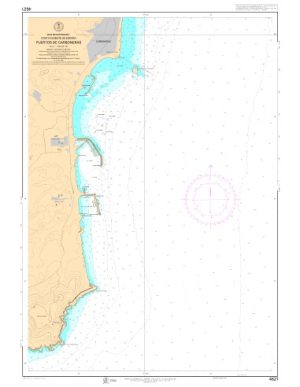 Carta Ihm 4621 Puertos de Carboneras