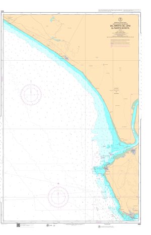 Carta Ihm 442 Del arroyo del Loro al puerto de Rota