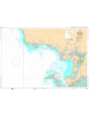 Carta Ihm 443A Aproches de Cádiz. Zona Norte
